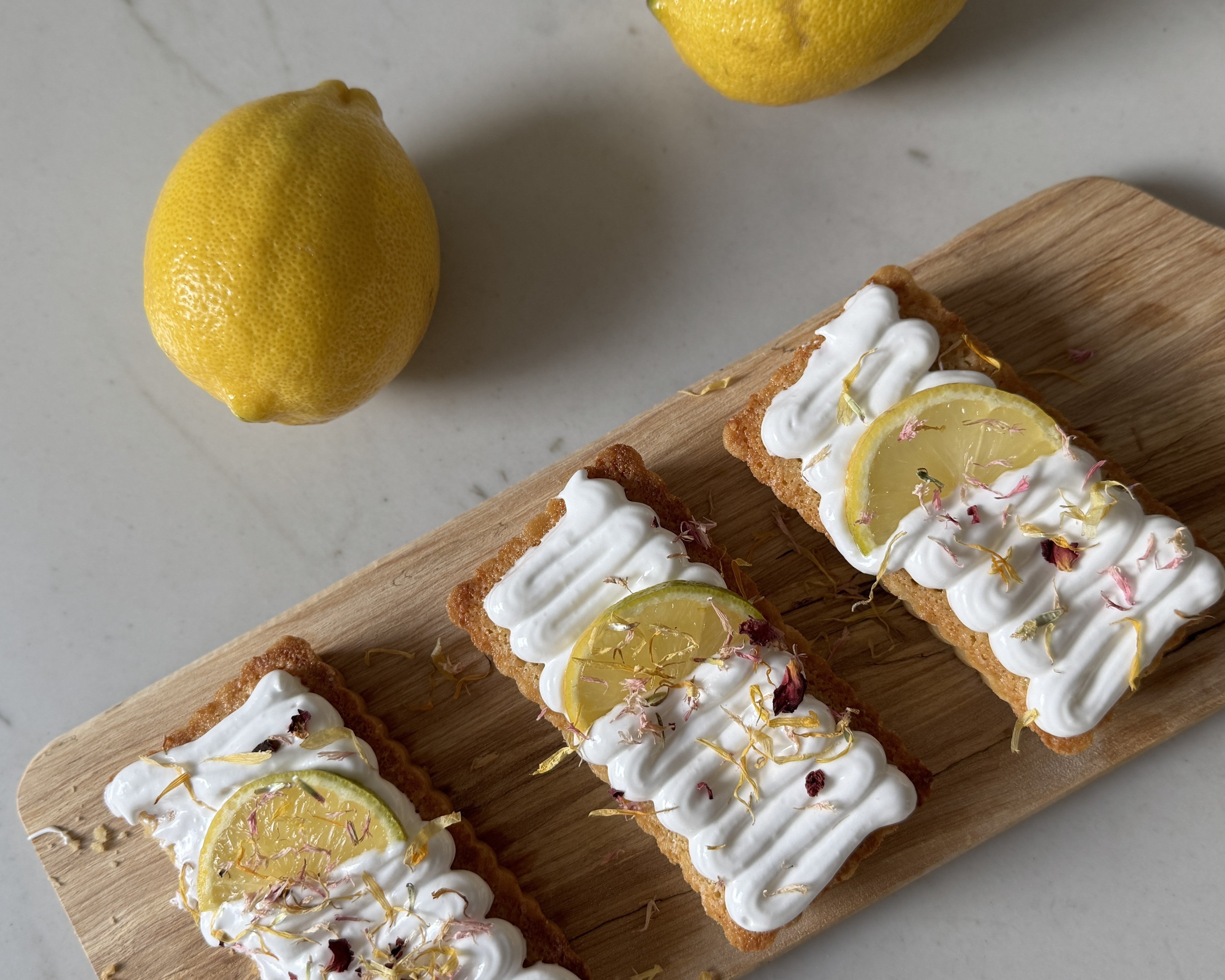 Små citron tærter